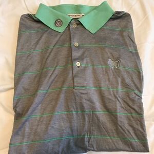 Peter Millar x Scotty Cameron Polo, Gry/Green SZ L
